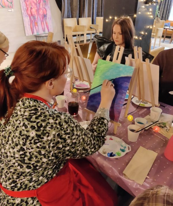 Taidehetki 15 osallistujaa